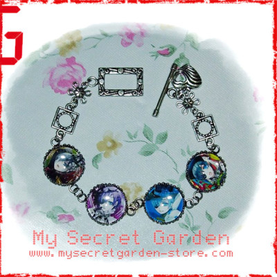 Black Butler ( Kuroshitsuji ) 黒執事 Ciel Phantomhive anime Cabochon Bracelet  Black Butler ( Kuroshitsuji ) 黒執事 Ciel Phantomhive anime Cabochon Bracelet